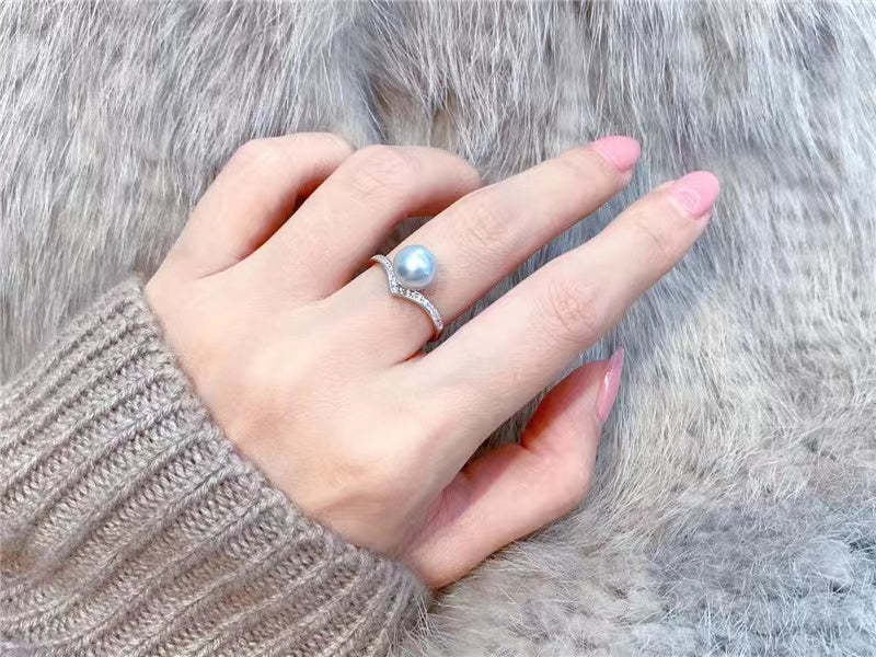 S925 sterling silver ring setting (R18)