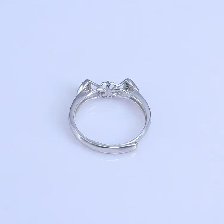 Monture de bague en argent sterling S925 (R20)