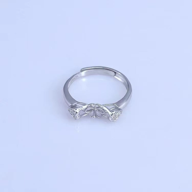 Monture de bague en argent sterling S925 (R20)