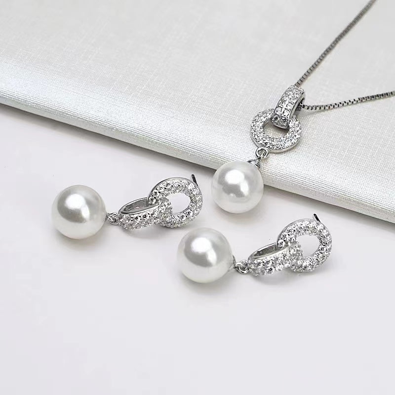 S925 sterling silver set setting (S5-1)