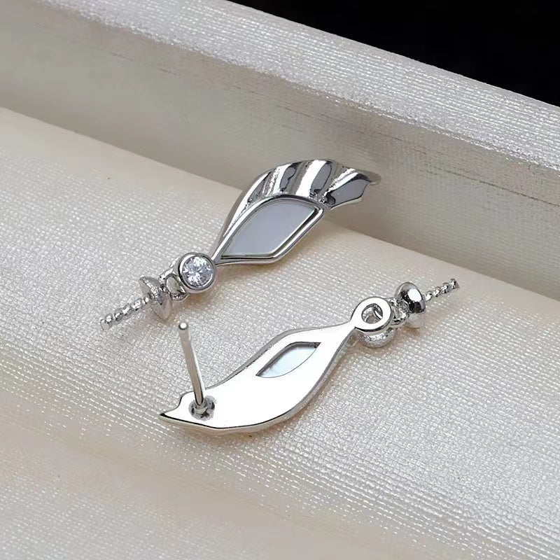 S925 sterling silver set setting (S8-1)