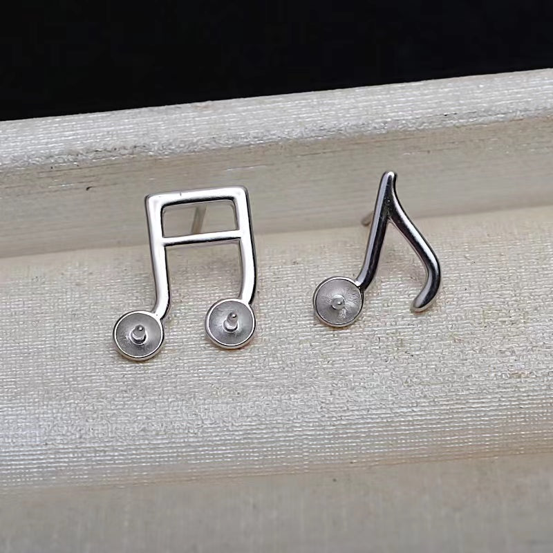 S925 sterling silver earring setting (E15)