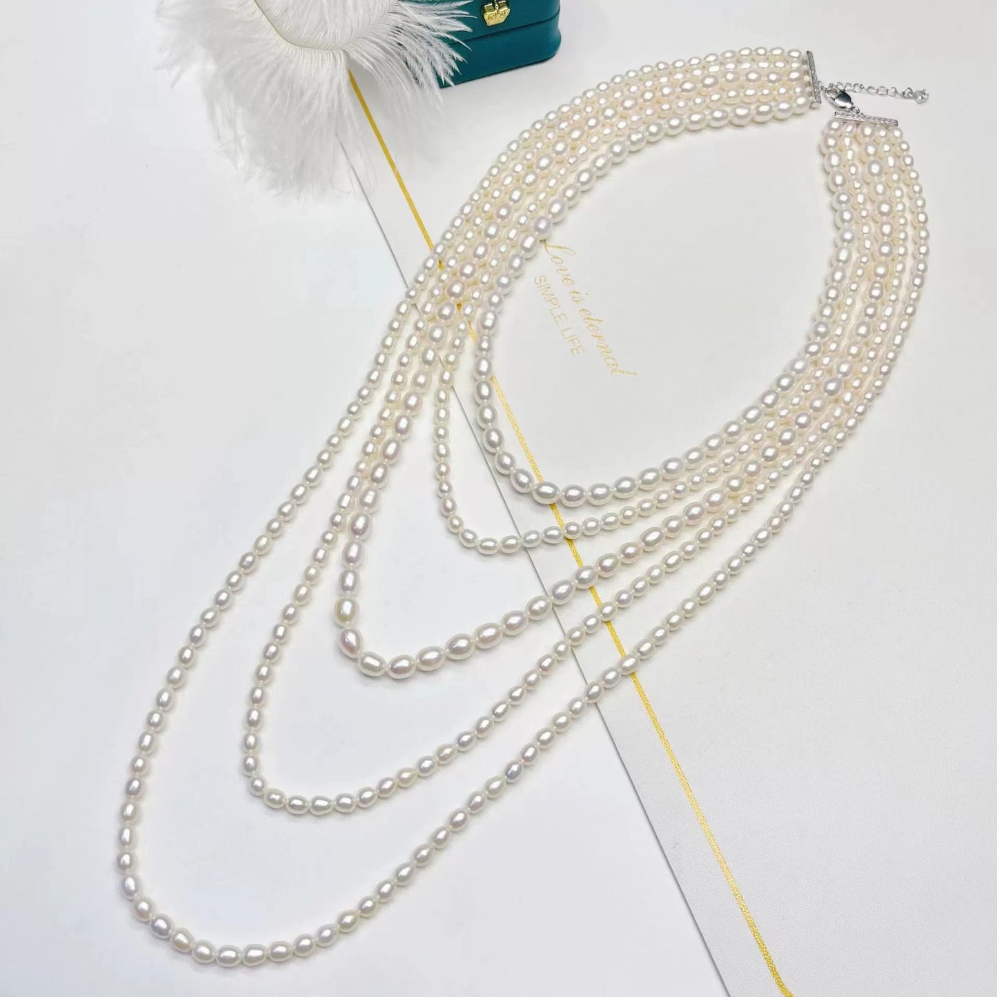 Pearl Long Necklace USD380 (N34)