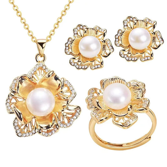 Fresh water pearl set USD40 (S21)