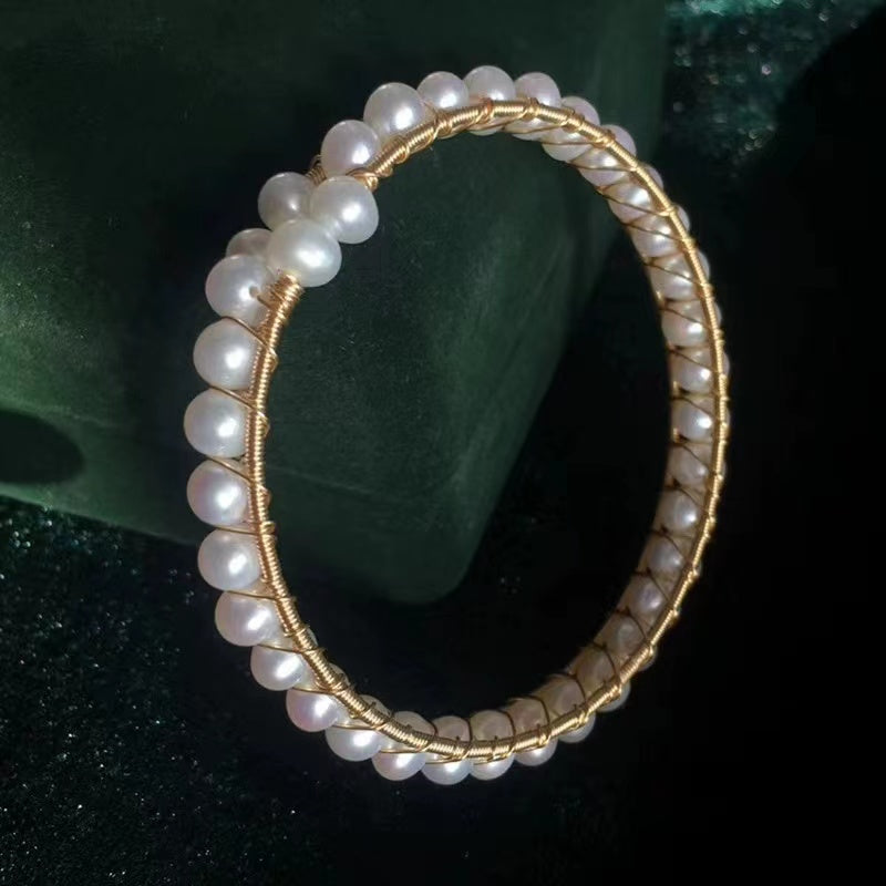 Full Pearl Bangle USD70 (B20)