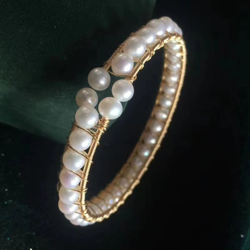 Full Pearl Bangle USD70 (B20)