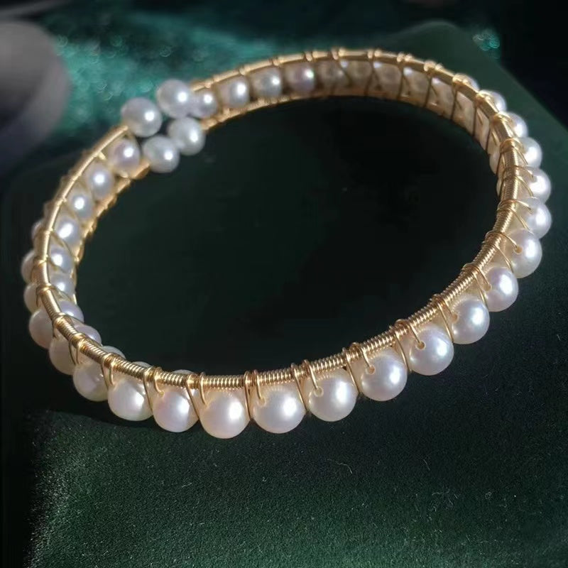 Full Pearl Bangle USD70 (B20)