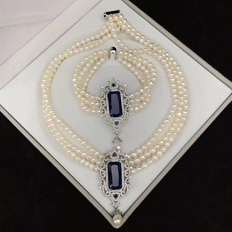 Three layers full pearl set USD220 (S31)