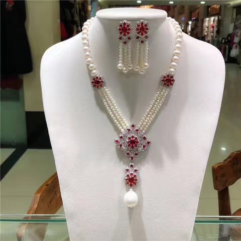 Three layers full pearl set USD520 (S32)