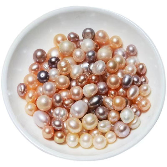 【Live】Classic normal oyster for "Rainbow" usd22 ( More purple,champagne color in regular shape, there are 20-30pcs pearls)
