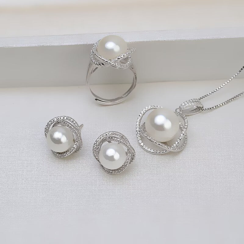 S925 sterling silver set setting (S2-1)